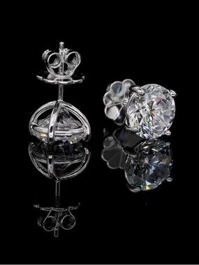 Bethenny x Anna Zuckerman Just like Diamonds 4 Carat Studs